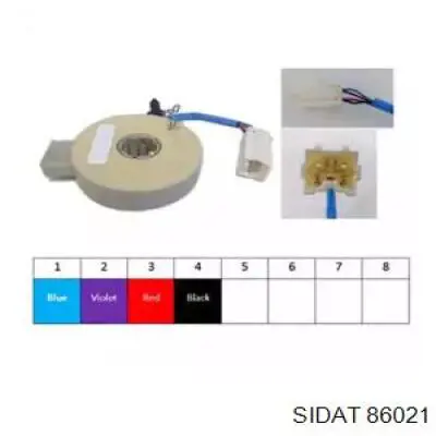 Sensor do ângulo de viragem do volante de direção Sidat 86021 preço, a partir de 221,09 USD