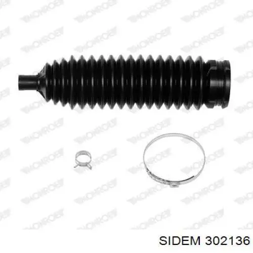 Bota de proteção do mecanismo de direção (de cremalheira) Sidem 302136 preço, a partir de 6,93 USD