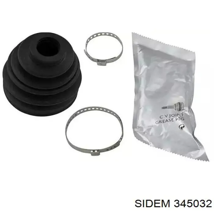Compre 345032 Sidem Bota de proteção do mecanismo de direção (de cremalheira)