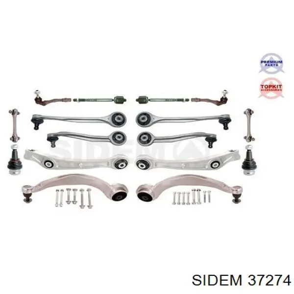 Compre 37274 Sidem Braço oscilante inferior esquerdo de suspensão dianteira