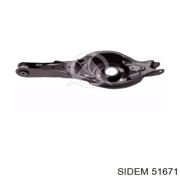 51671 Sidem Braço oscilante inferior direito de suspensão traseira