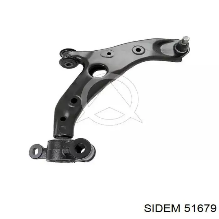 Compre B60P34300 Mazda Braço oscilante inferior direito de suspensão dianteira