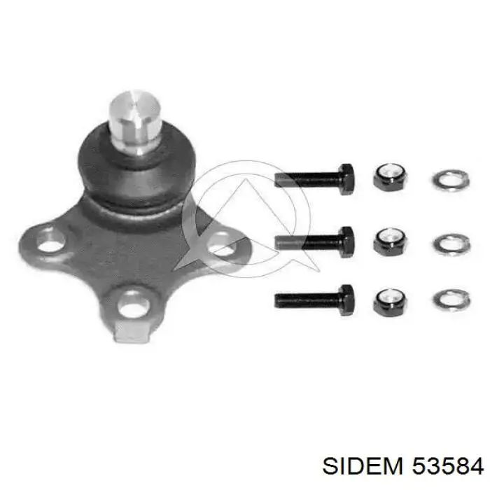 Suporte de esfera inferior Sidem 53584 preço, a partir de 17,71 USD