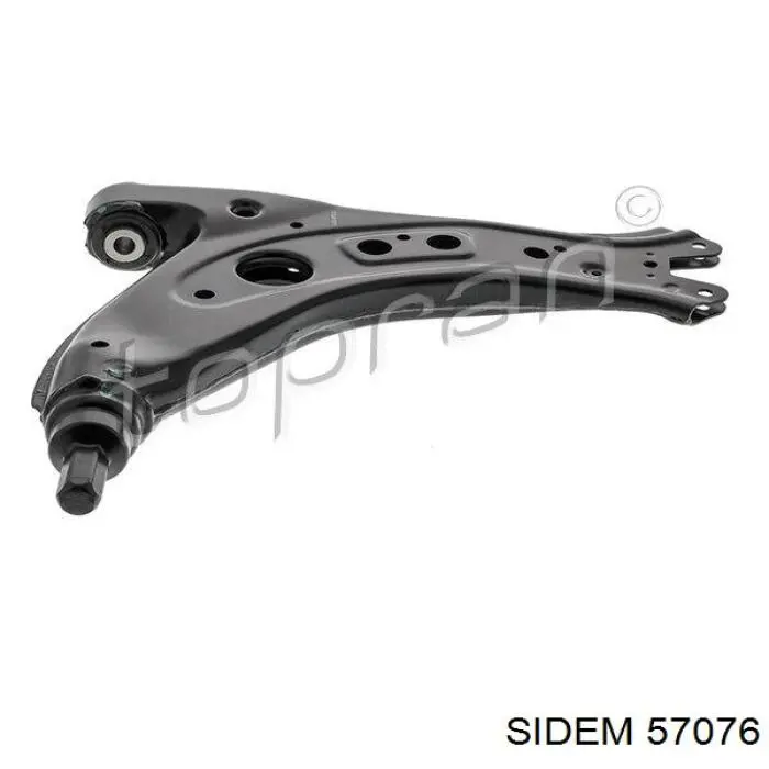 Compre 57076 Sidem Braço oscilante inferior esquerdo de suspensão dianteira