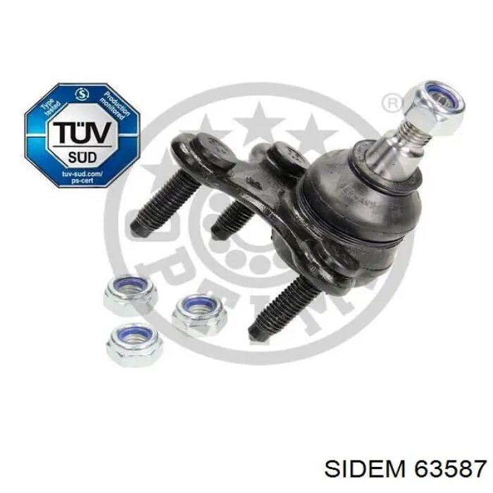 Compre 63587 Sidem Suporte de esfera inferior direito