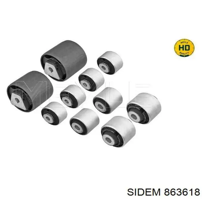 Compre 863618 Sidem Bloco silencioso dianteiro do braço oscilante superior