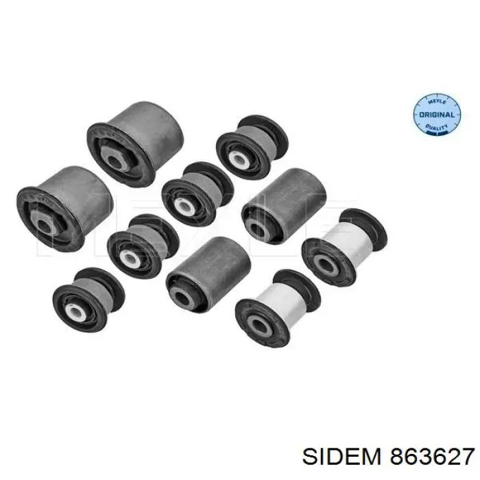 Compre 863627 Sidem Bloco silencioso dianteiro do braço oscilante inferior