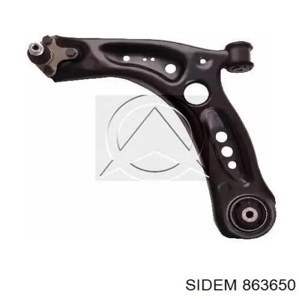 Compre 863650 Sidem Bloco silencioso dianteiro do braço oscilante inferior