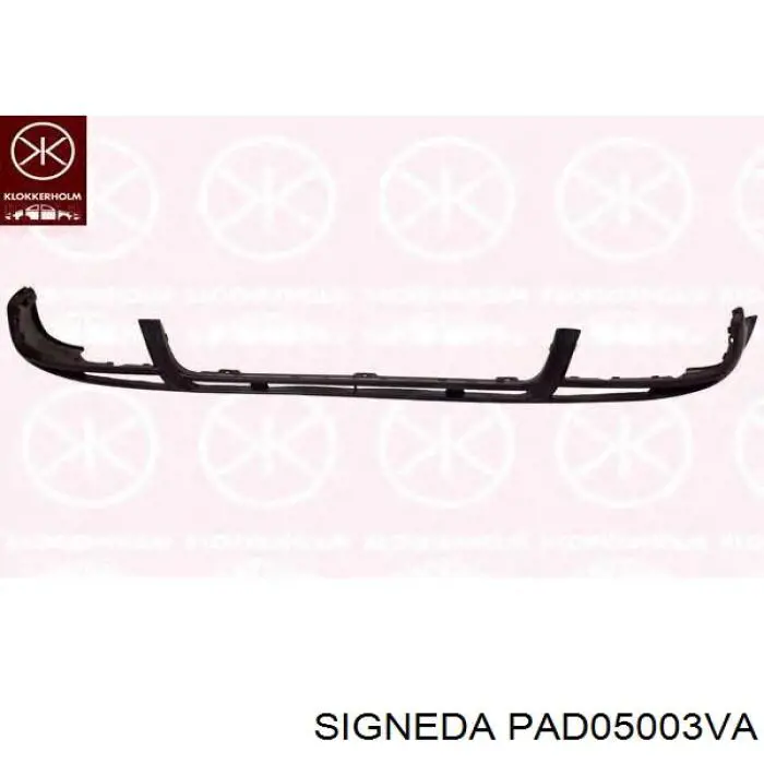 Spoiler do pára-choque dianteiro 133425 Polcar