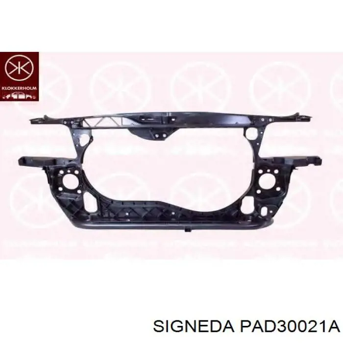 PAD30021A Signeda Suporte do radiador montado (painel de montagem de fixação das luzes)