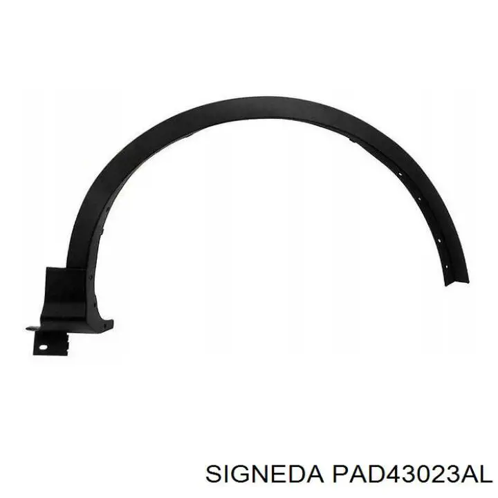Consola (adaptador) de fixação da luz dianteira esquerda 30941147 AND