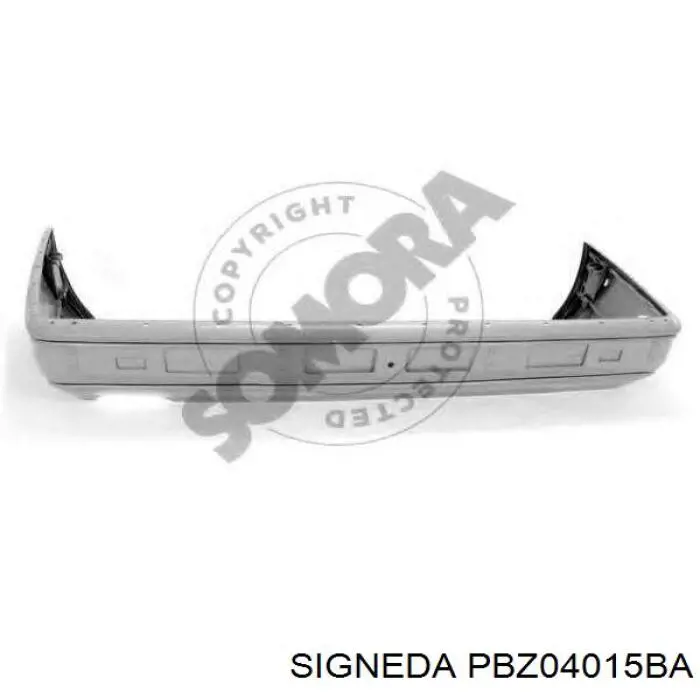 Compre PBZ04015BA Signeda Pára-choque traseiro