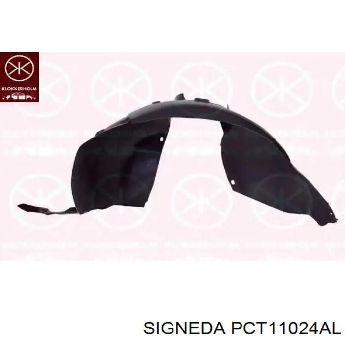 Compre 7136KC Peugeot/Citroen Guarda-barras esquerdo do pára-lama dianteiro