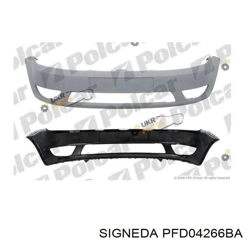 Pára-choque dianteiro PFD04266BA Signeda