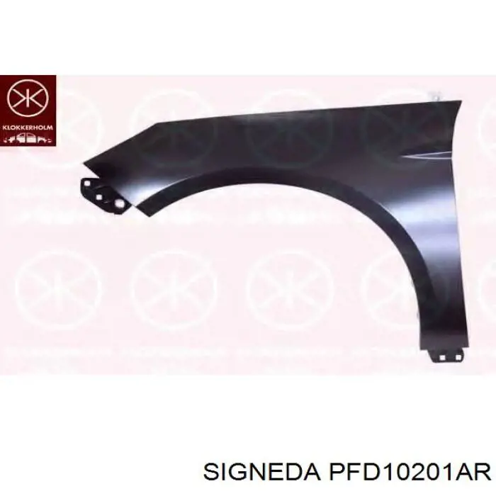Pára-lama dianteiro direito PBM51A16008AG Ford