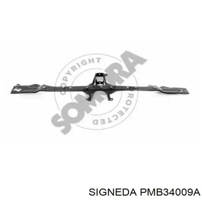 Viga inferior do radiador PMB34009A Signeda
