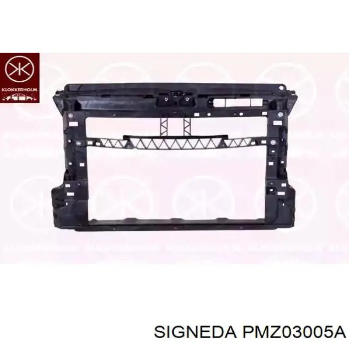 PMZ03005A Signeda Suporte do radiador vertical (painel de montagem de fixação das luzes)