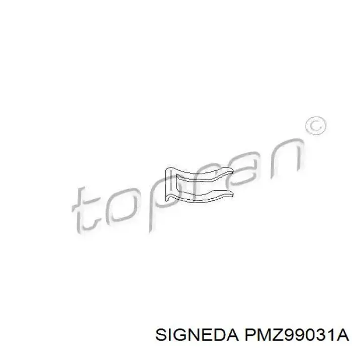 Compre PMZ99031A Signeda Tampão dianteira do pára-choque do gancho de reboque