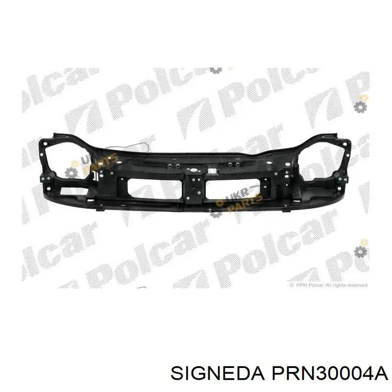 Suporte do radiador montado (painel de montagem de fixação das luzes) 602604Q Polcar