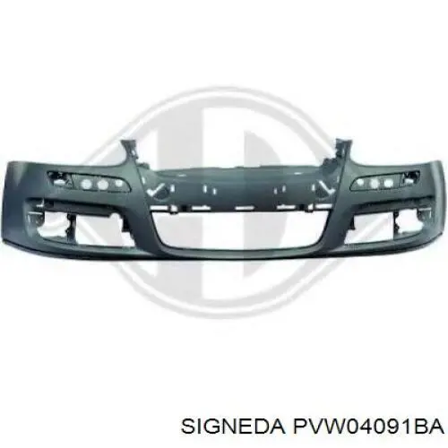 Pára-choque dianteiro Signeda PVW04091BA preço, a partir de 122,98 USD