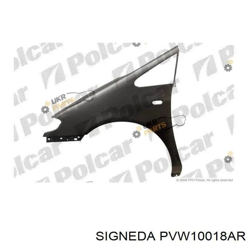 Pára-lama dianteiro direito Signeda PVW10018AR preço, a partir de 97,62 USD