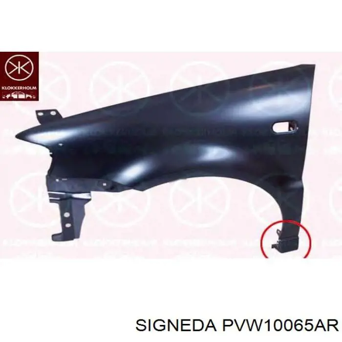 Pára-lama dianteiro direito 953302 Polcar