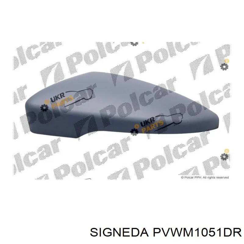 Placa sobreposta (tampa) do espelho de retrovisão direito FPS FP7423M22 preço, a partir de 18,76 USD