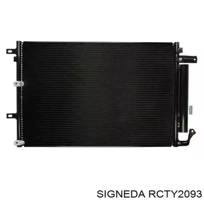 Compre 606TY2093 TYC Radiador de aparelho de ar condicionado