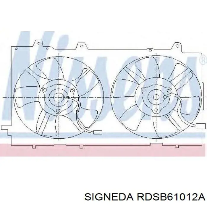 Difusor do radiador de esfriamento, montado com motor e roda de aletas Subaru 73310FG001 preço, a partir de 122,25 USD