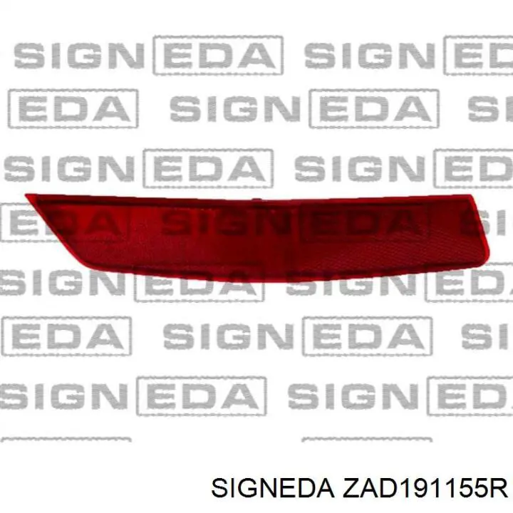 Lanterna do pára-choque traseiro direito LLI081 Magneti Marelli