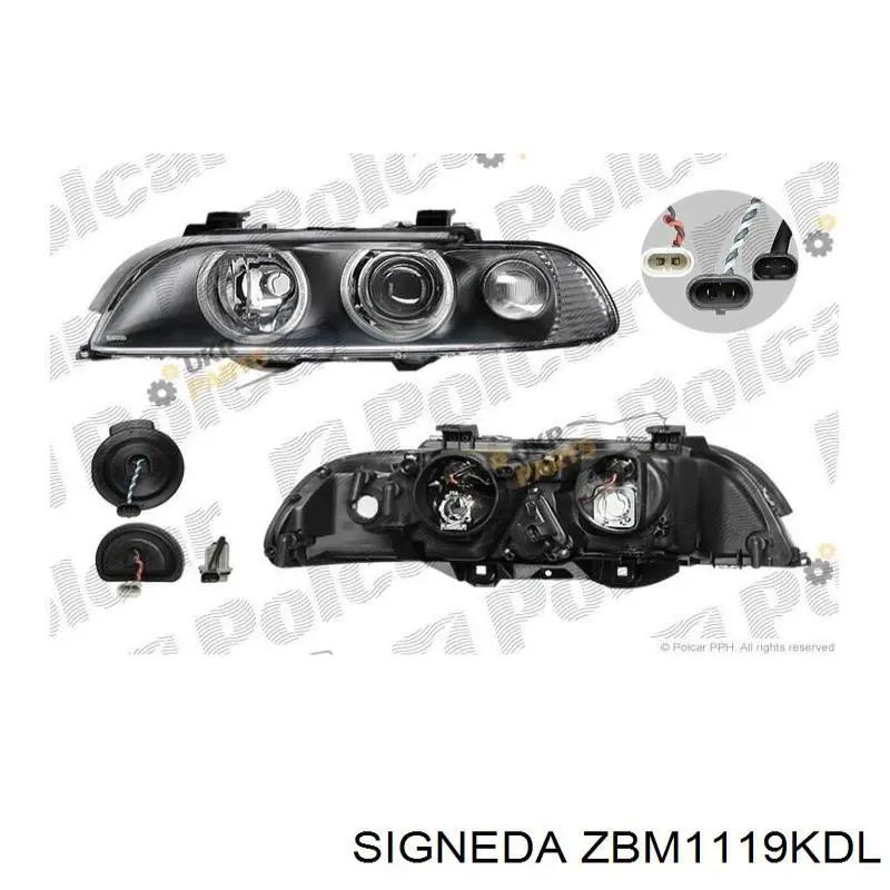 Luz esquerda Signeda ZBM1119KDL preço, a partir de 141,17 USD