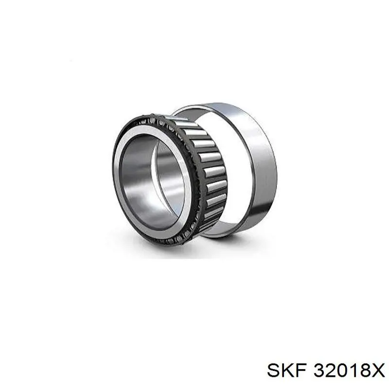 Rolamento de cubo dianteiro/traseiro 32018X SKF