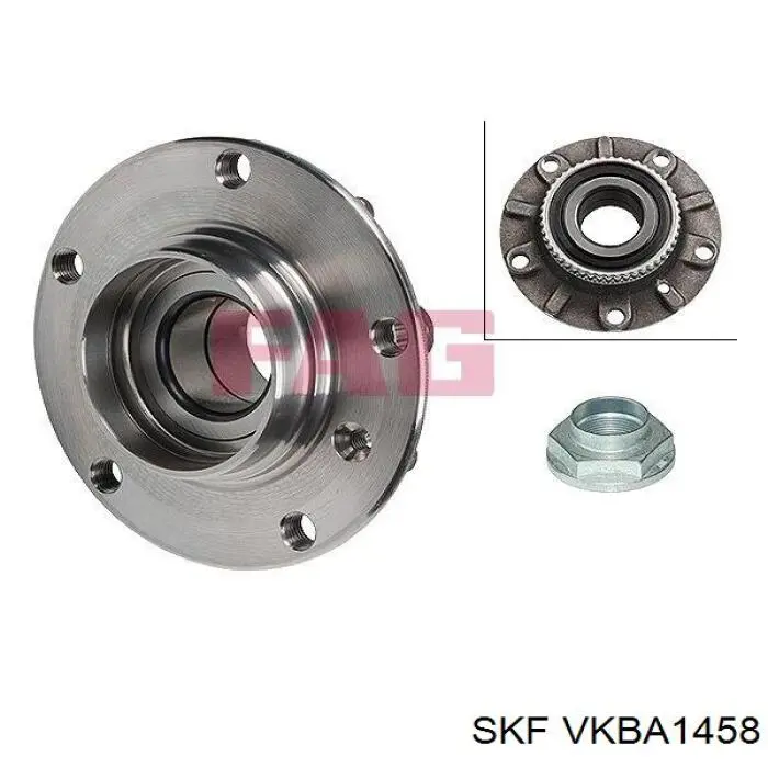 VKBA1458 SKF Cubo dianteiro