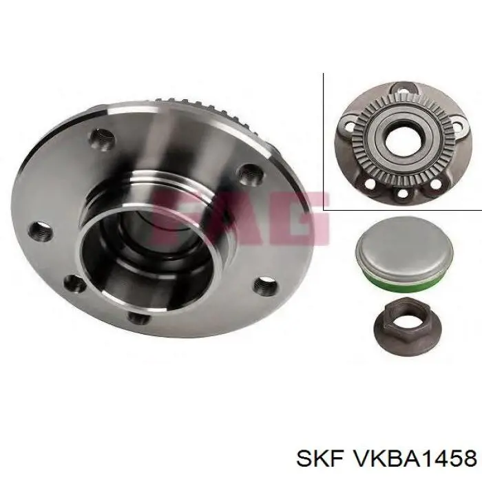 Cubo dianteiro SKF VKBA1458 preço, a partir de 54,59 USD