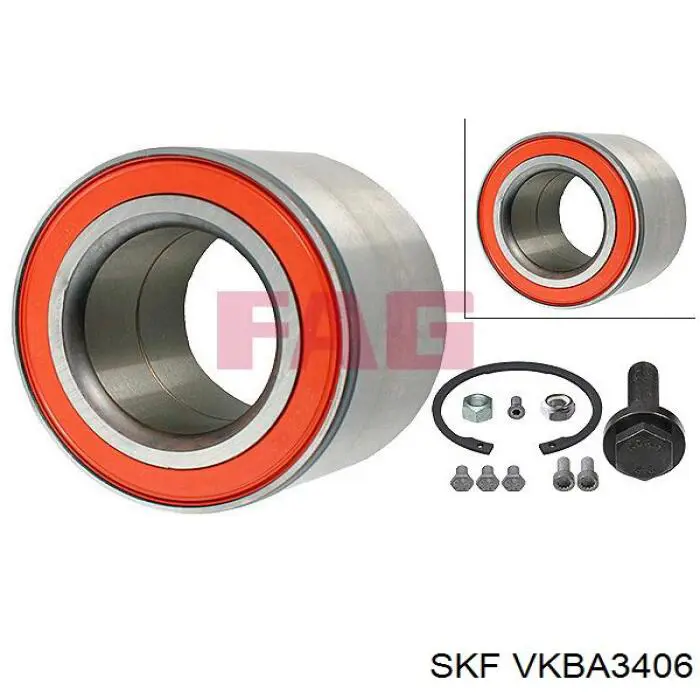 Compre VKBA3406 SKF Rolamento de cubo dianteiro