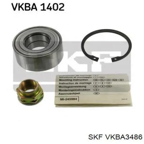 Compre VKBA3486 SKF Rolamento de cubo dianteiro/traseiro
