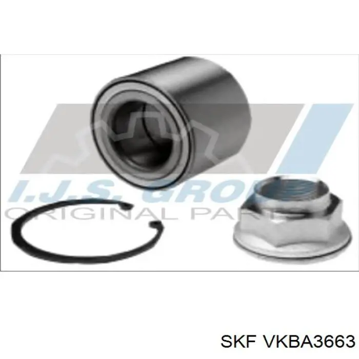 Compre VKBA3663 SKF Rolamento de cubo dianteiro