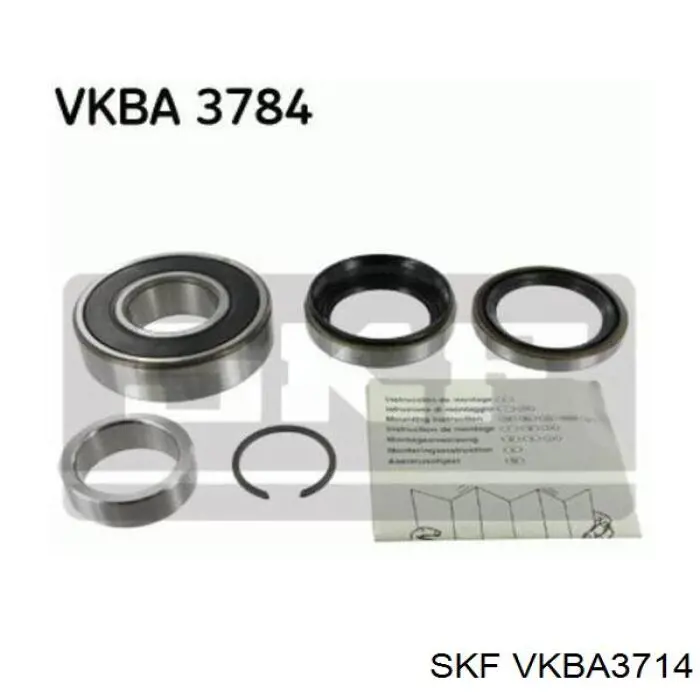 Compre VKBA3714 SKF Rolamento de cubo dianteiro