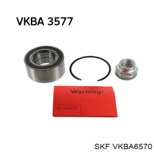 Compre VKBA6570 SKF Rolamento de cubo dianteiro