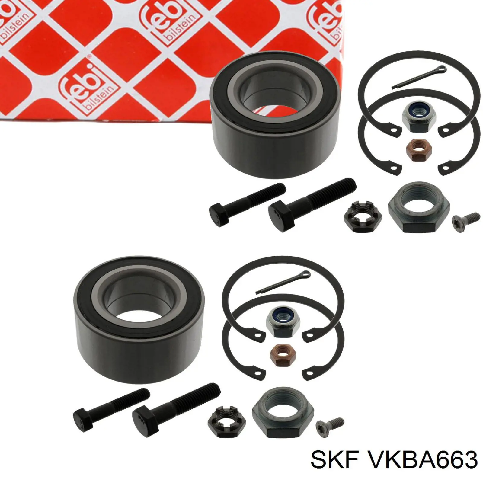Rolamento de cubo dianteiro SKF VKBA663 preço, a partir de 25,72 USD