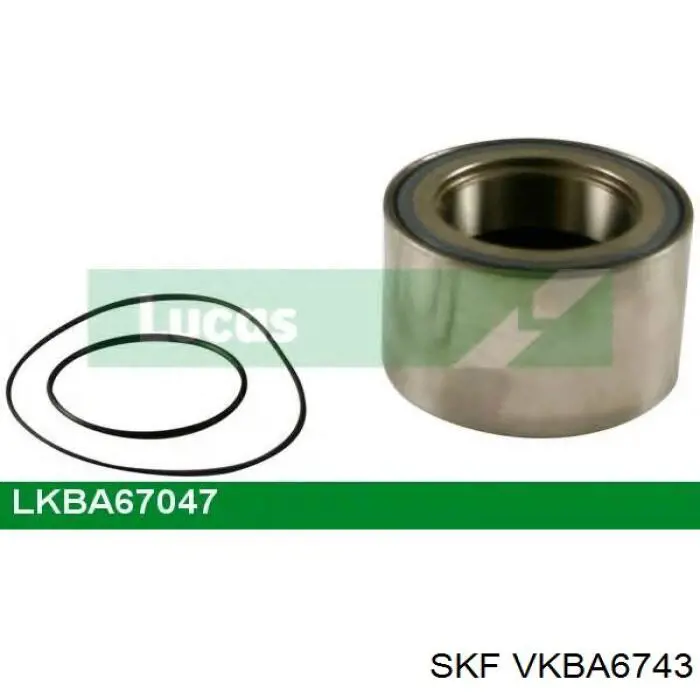 Rolamento de cubo traseiro SKF VKBA6743 preço, a partir de 55,14 USD