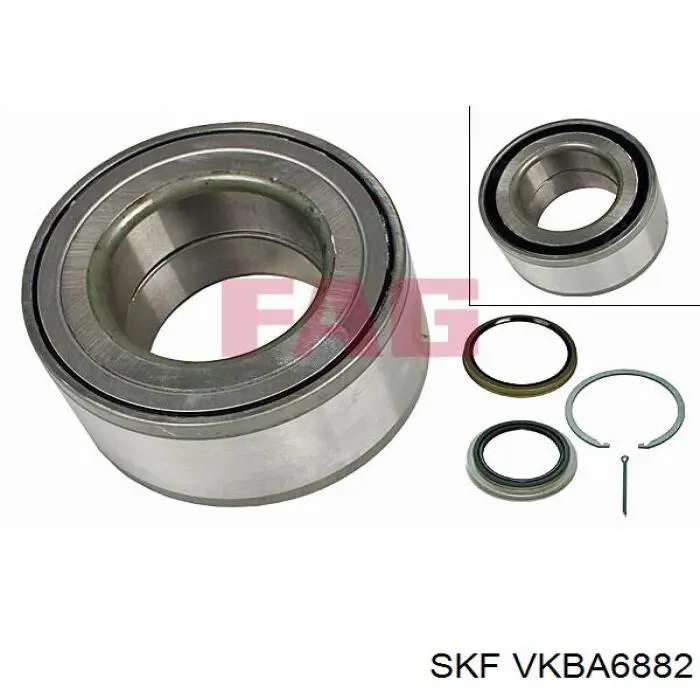 Compre VKBA6882 SKF Rolamento de cubo traseiro