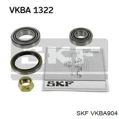 Compre VKBA904 SKF Rolamento de cubo traseiro