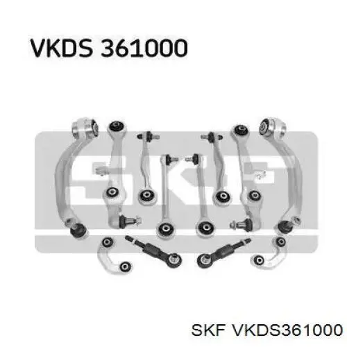 VKDS361000 SKF Kit de braços oscilantes de suspensão dianteira