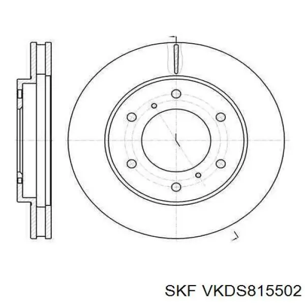 VKDS815502 SKF Suporte de esfera inferior