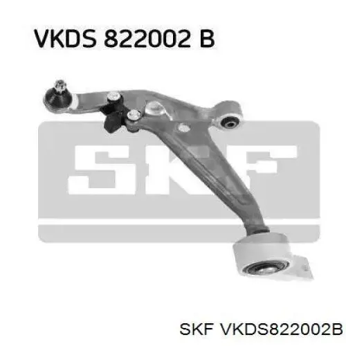 VKDS822002B SKF Braço oscilante inferior esquerdo de suspensão dianteira