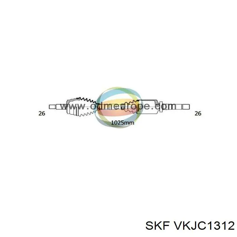 Semieixo (acionador) dianteiro direito Volvo 5003914 preço, a partir de 177,28 USD