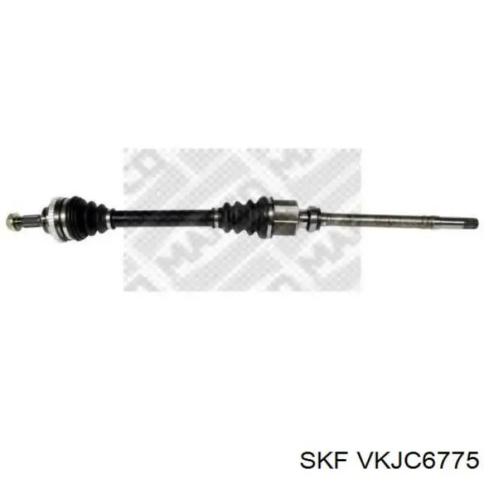 Semieixo (acionador) dianteiro direito SKF VKJC6775 preço, a partir de 222,55 USD