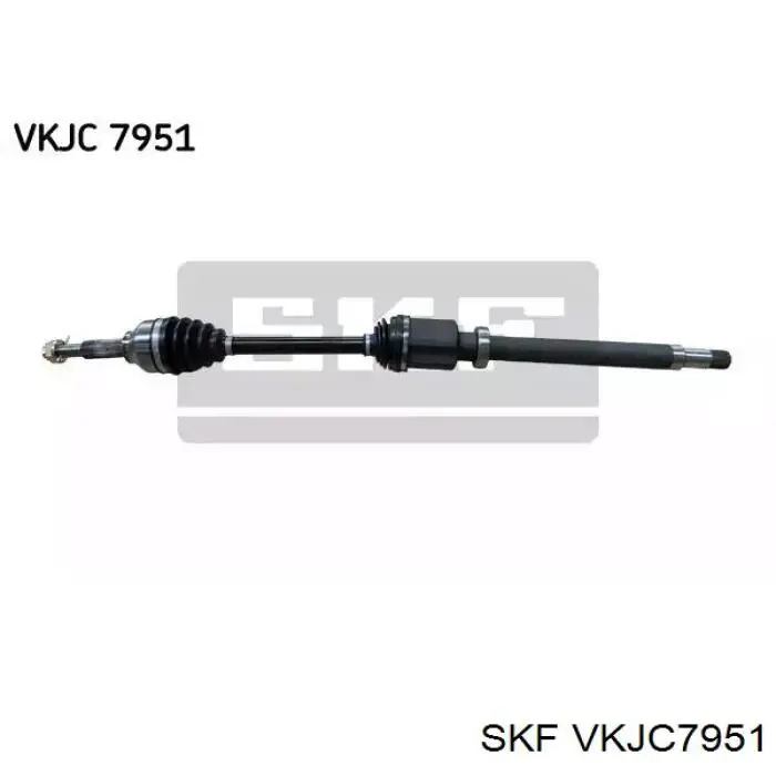 Semieixo (acionador) dianteiro direito SKF VKJC7951 preço, a partir de 175,88 USD