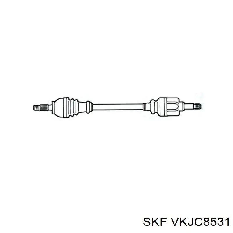3273SQ Peugeot/Citroen Semieixo (acionador) dianteiro direito